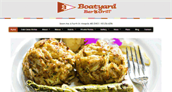 Desktop Screenshot of boatyardbarandgrill.com